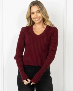 Khloe Long Sleeve Knit Top