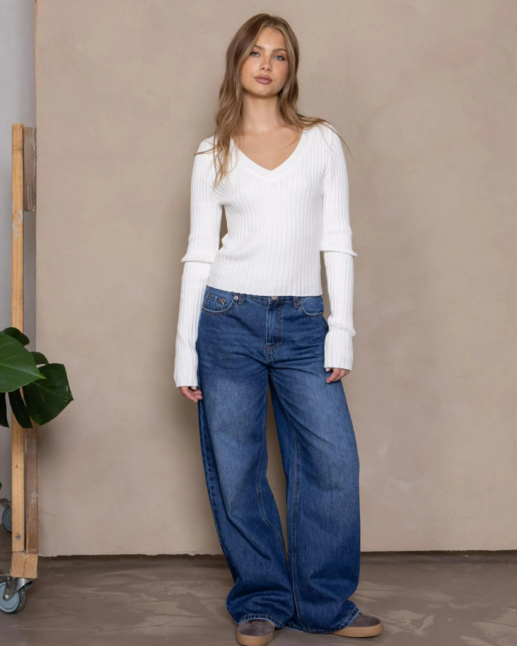 Khloe Long Sleeve Knit Top