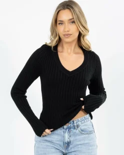 Khloe Long Sleeve Knit Top