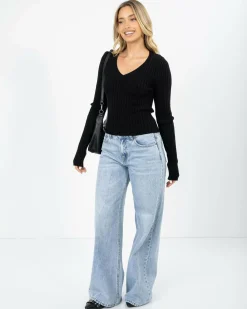 Khloe Long Sleeve Knit Top