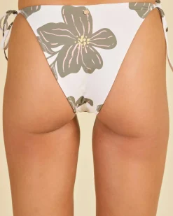 Kia Floral Tie Side Hi Cut Bikini Bottom