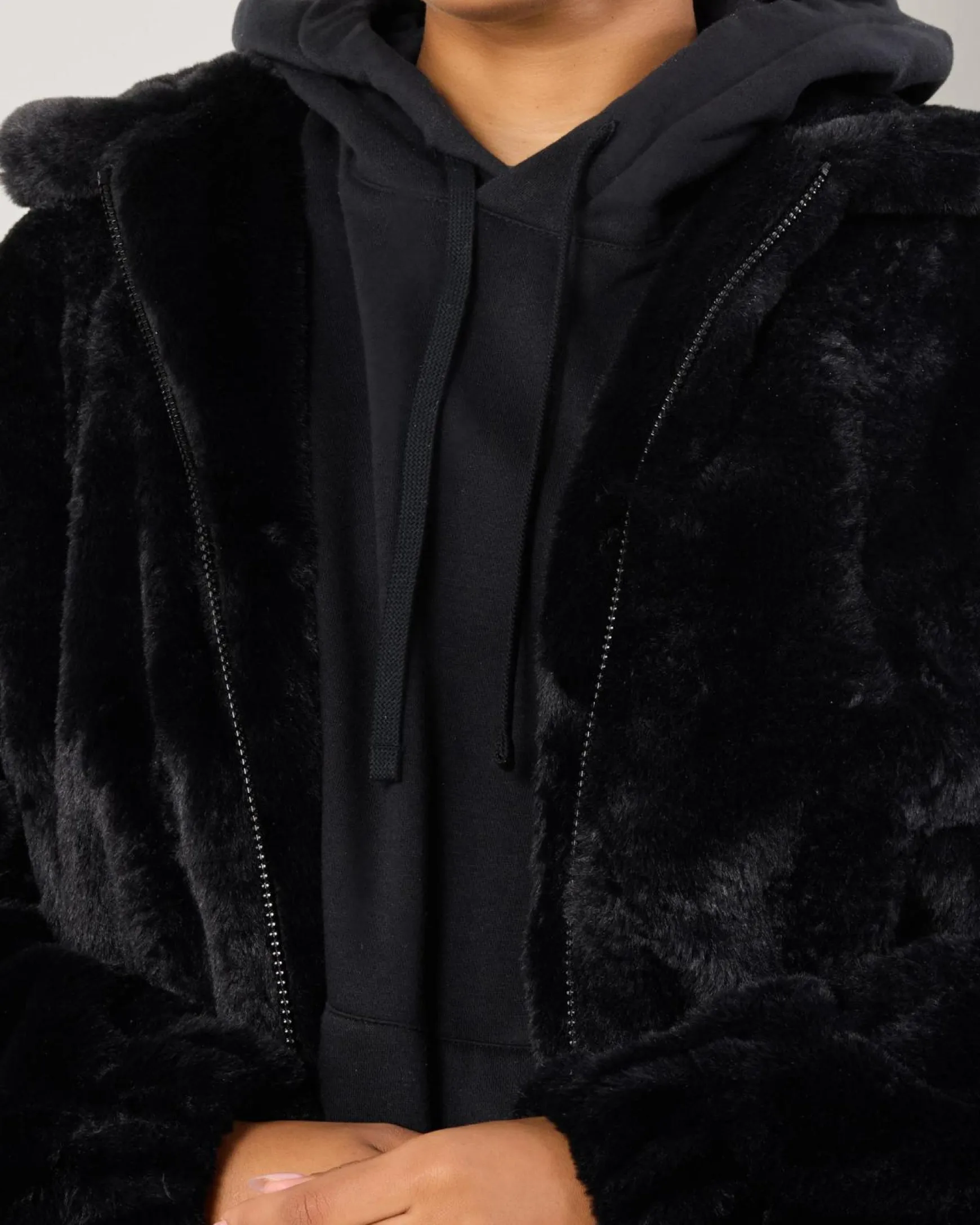 Kick On Faux Fur Jacket