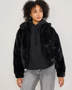 Kick On Faux Fur Jacket