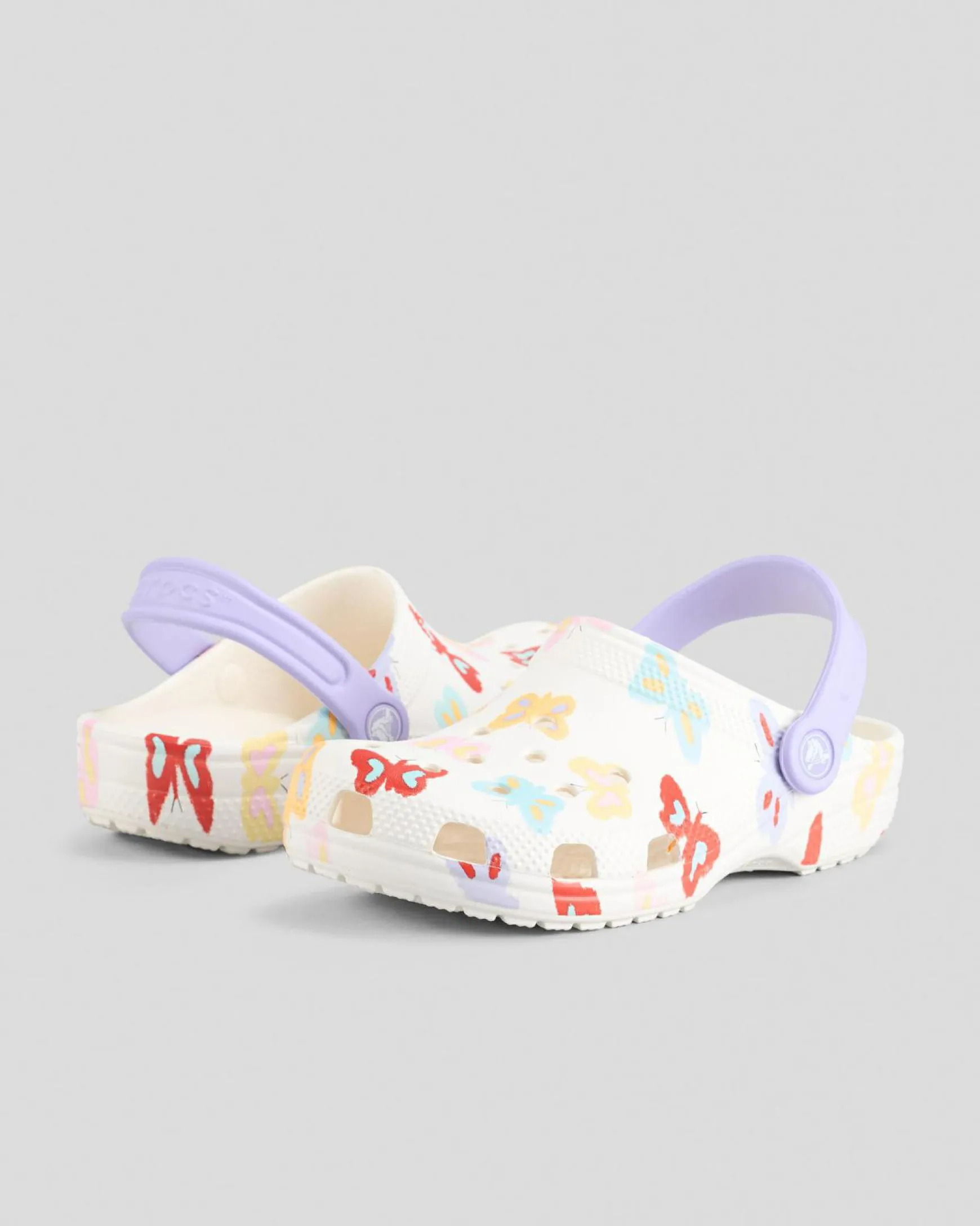 Kids' Classic Butterfly Graphic Clogs