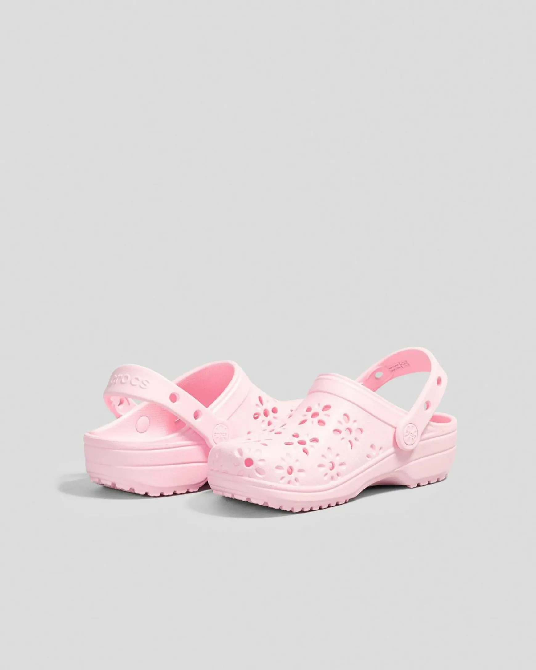 Kids' Classic Floral Cut Out Clogs