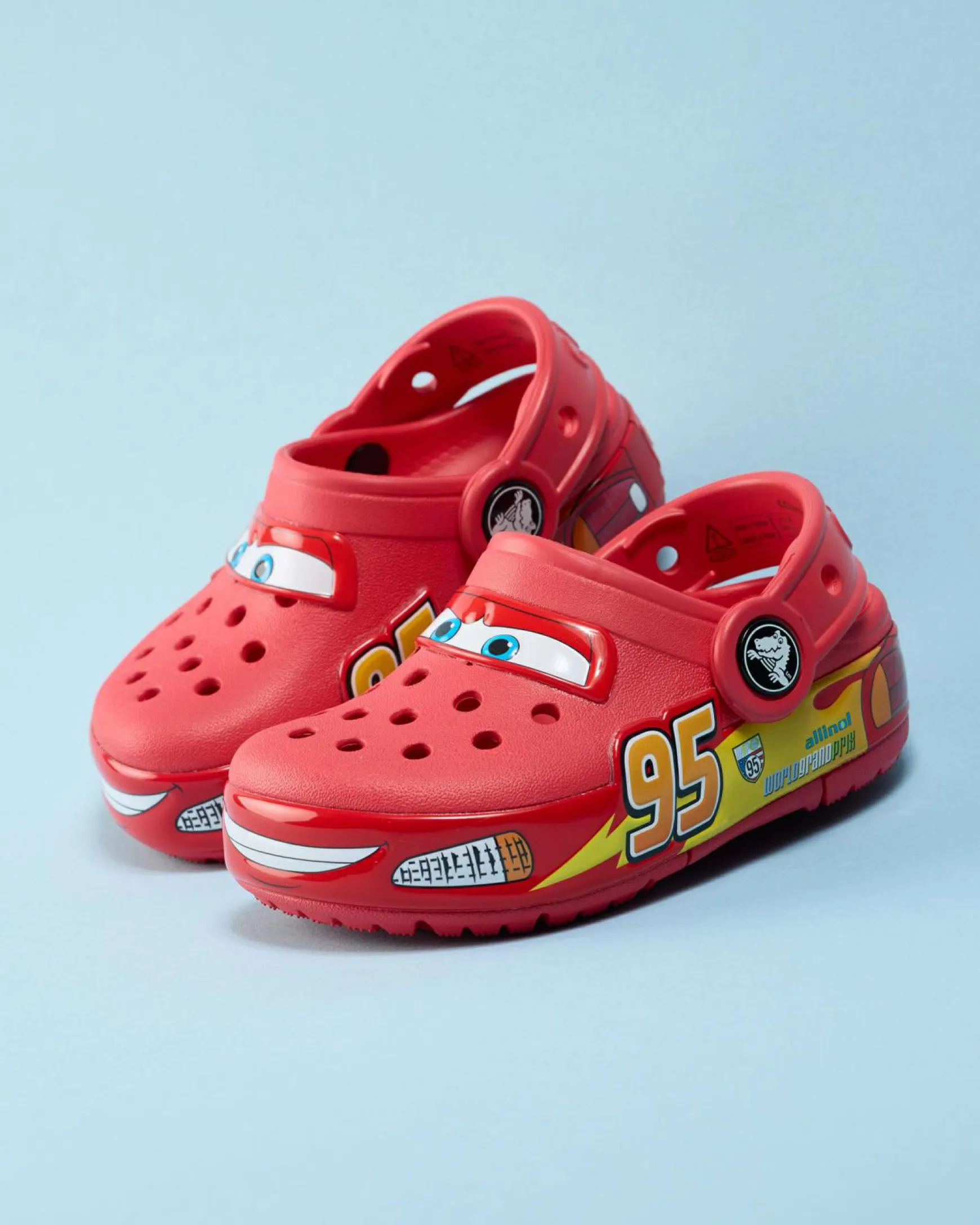 Kids Lightning McQueen Crocband Clogs