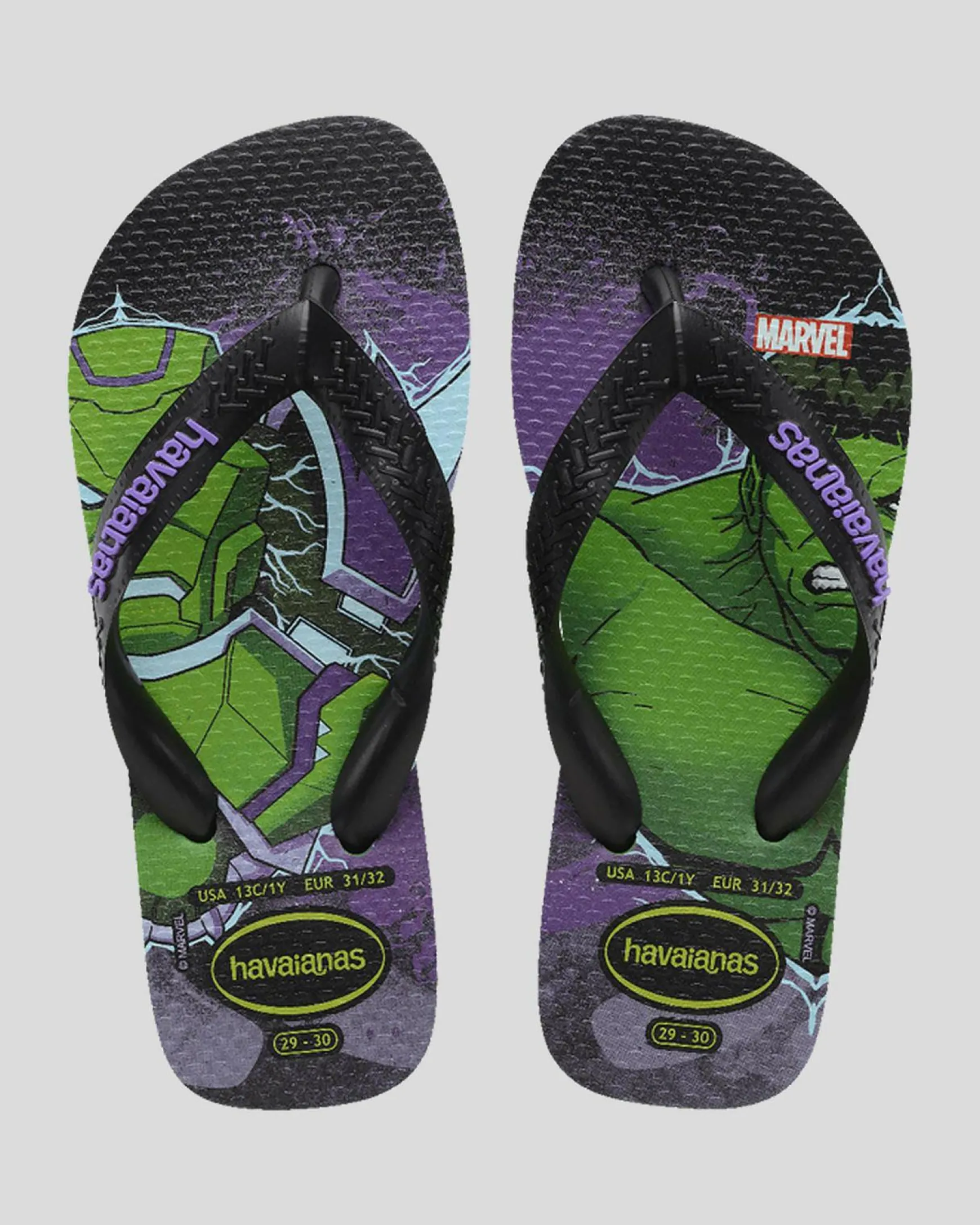 Kids' Marvel Hulk Thongs
