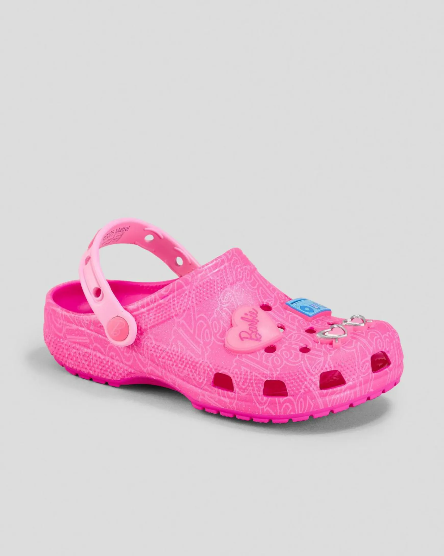 Kids' Mattel Pink Barbie Classic Clog