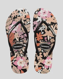 Kids' Slim Ditsy Bloom Thongs