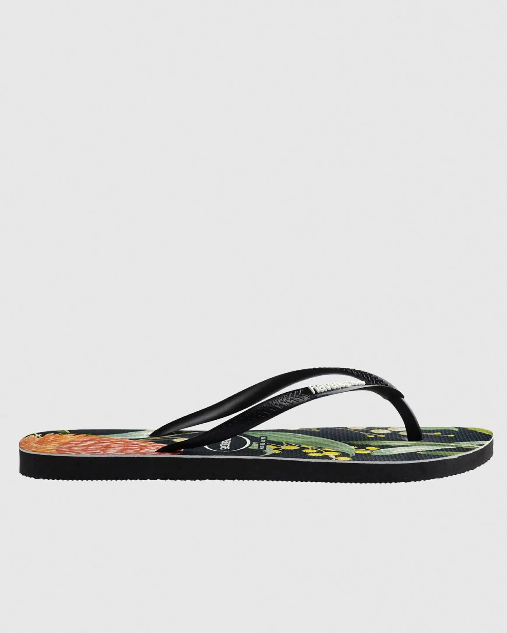 Kids' Slim Fauna Bush Flower Thongs