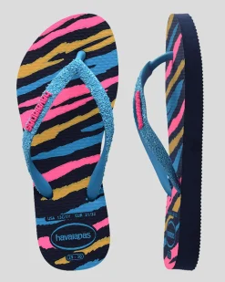 Kids' Slim Glitter Thongs