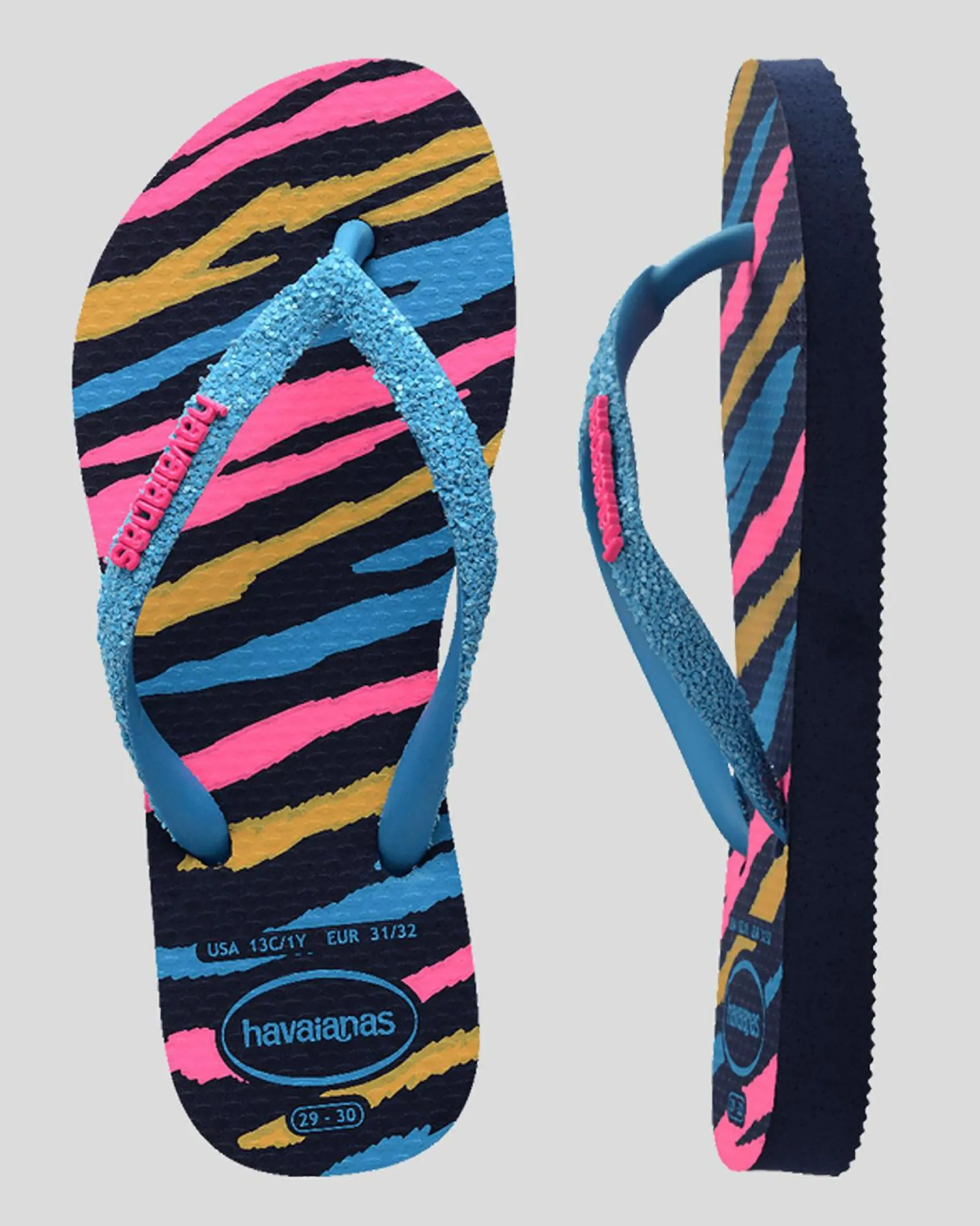 Kids' Slim Glitter Thongs