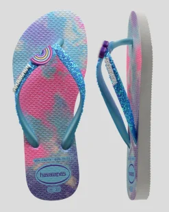 Kids' Slim Glitter Thongs