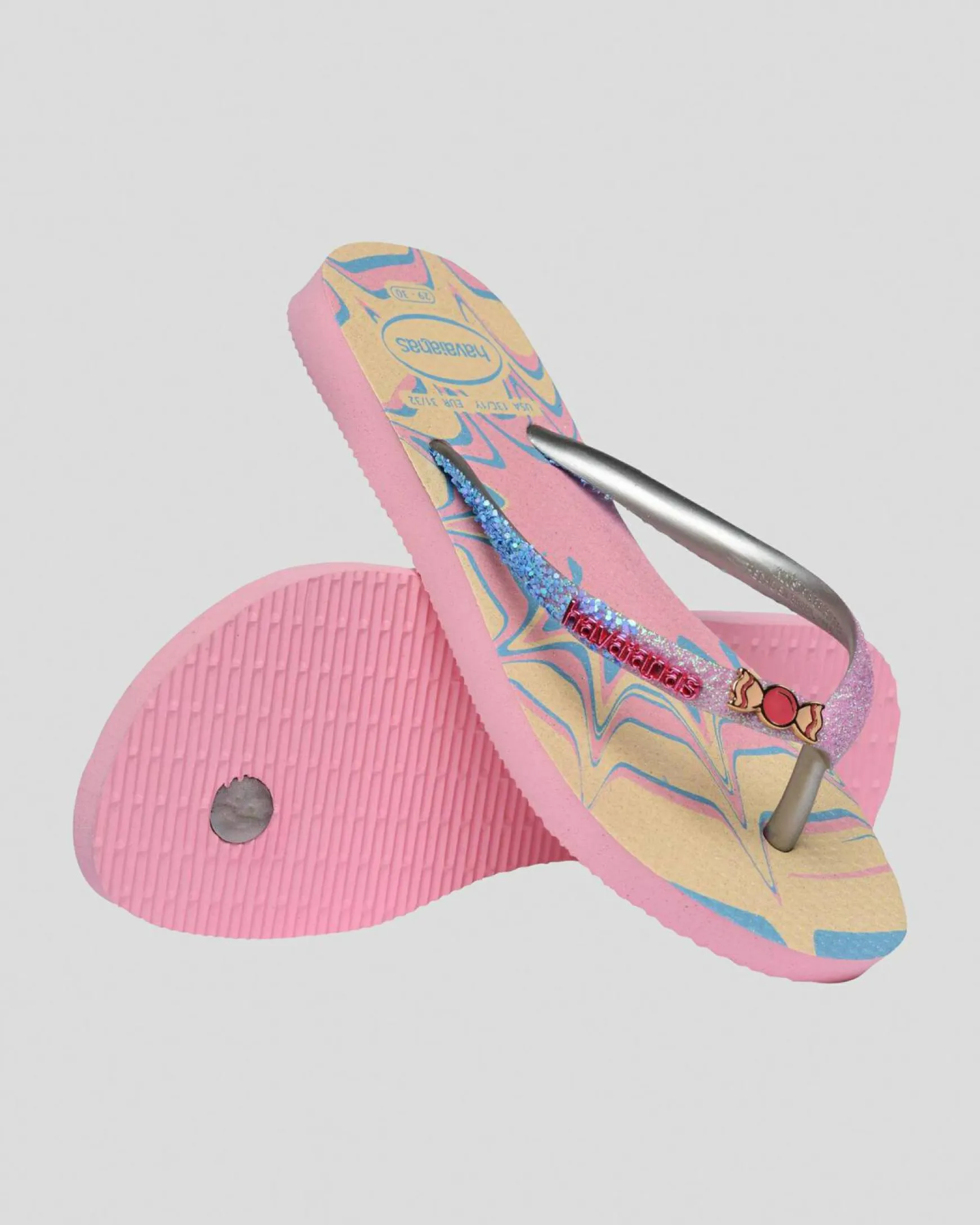 Kids' Slim Glitter Thongs