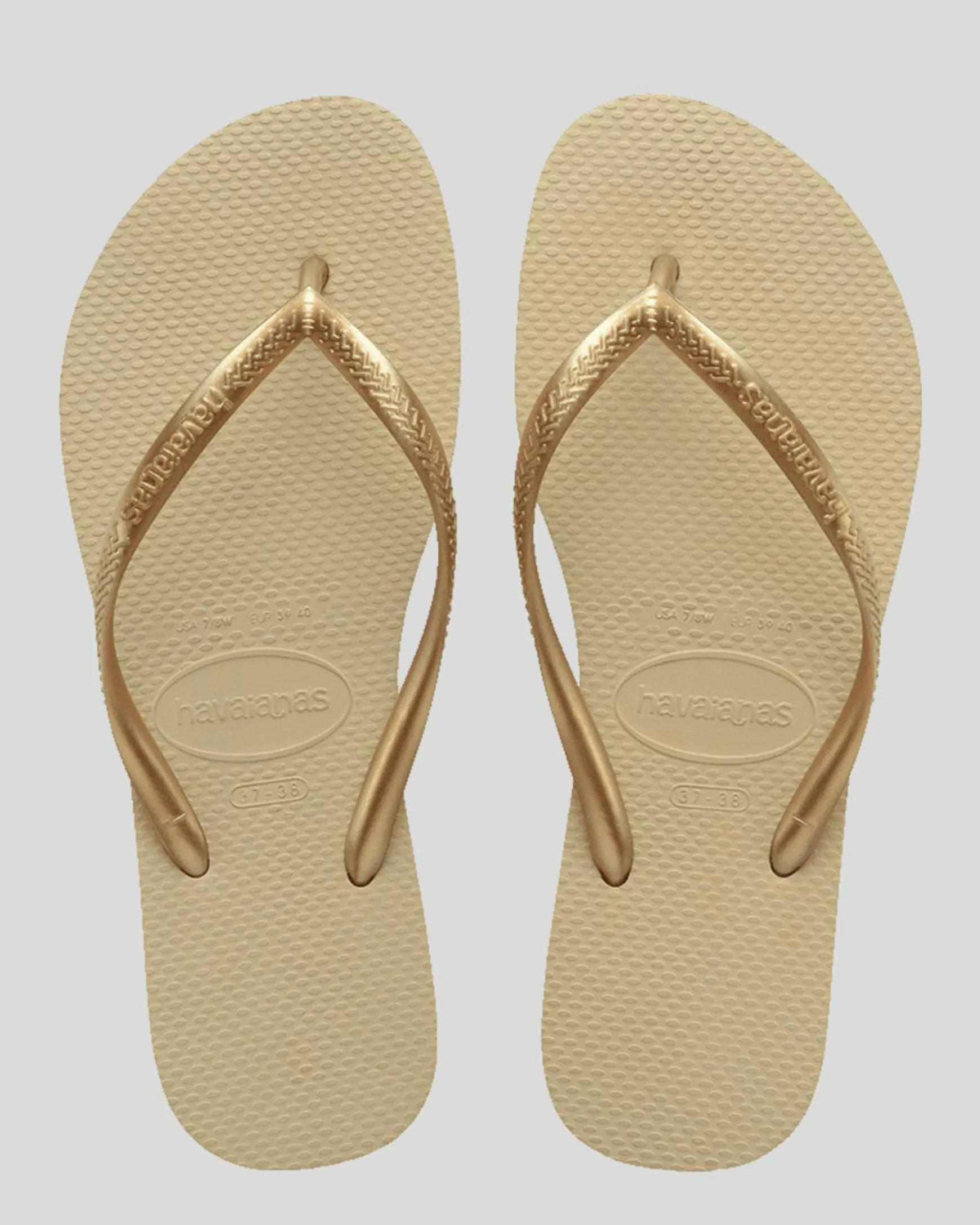 Kids' Slim Metallic Thongs