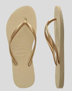 Kids' Slim Metallic Thongs