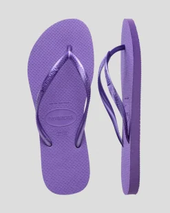 Kids' Slim Metallic Thongs