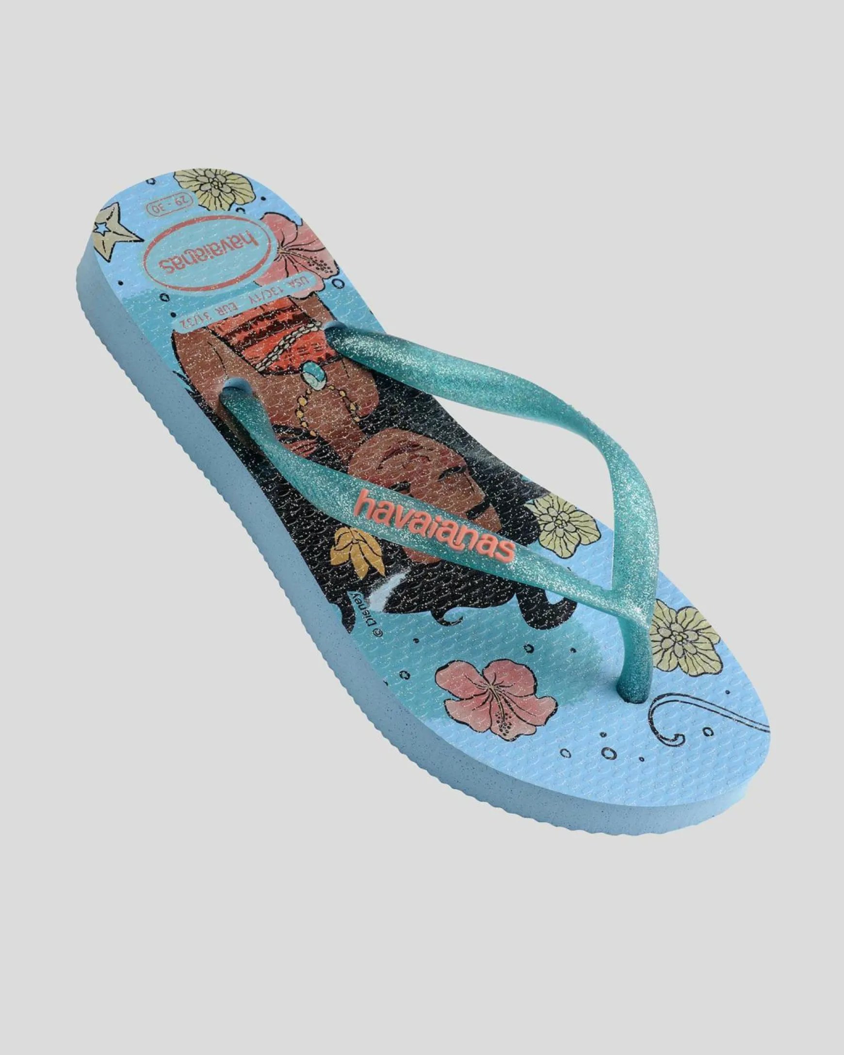 Kids' Slim Princess Moana Thongs