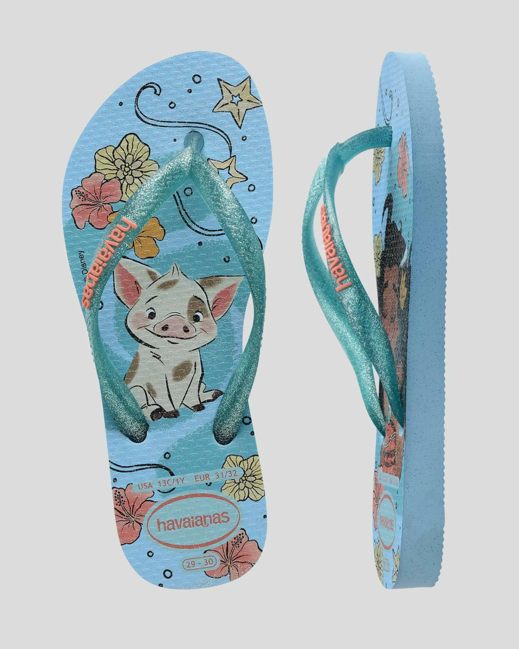 Kids' Slim Princess Moana Thongs