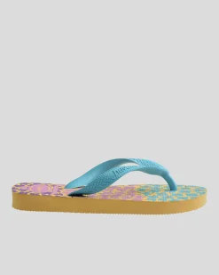 Kids' Top Flores Thongs