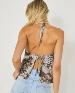 Kora Leopard Top