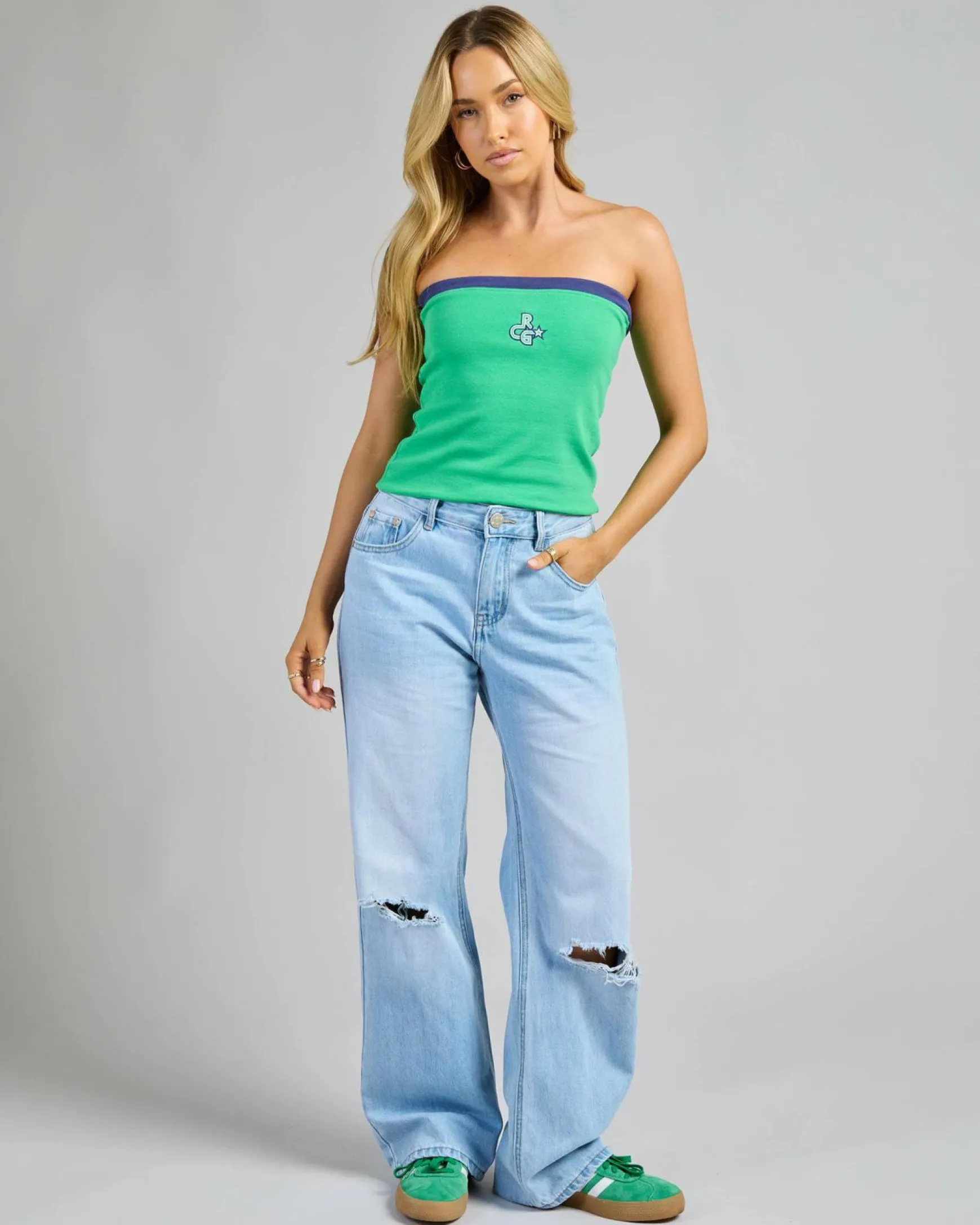 Las Dalias Bandeau Top