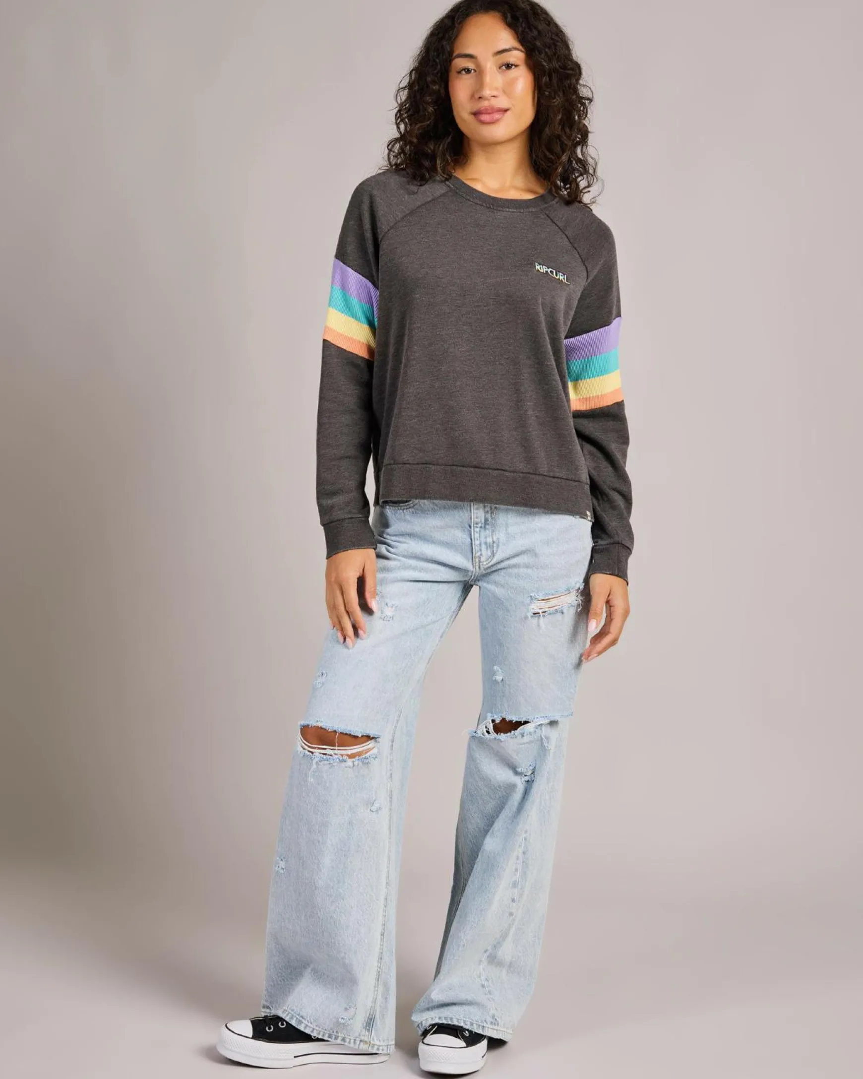 Las Dalias Raglan Sweatshirt