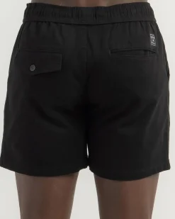 Lever Elastic Waist Shorts