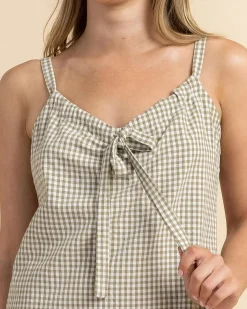 Lola Check Slip Dress