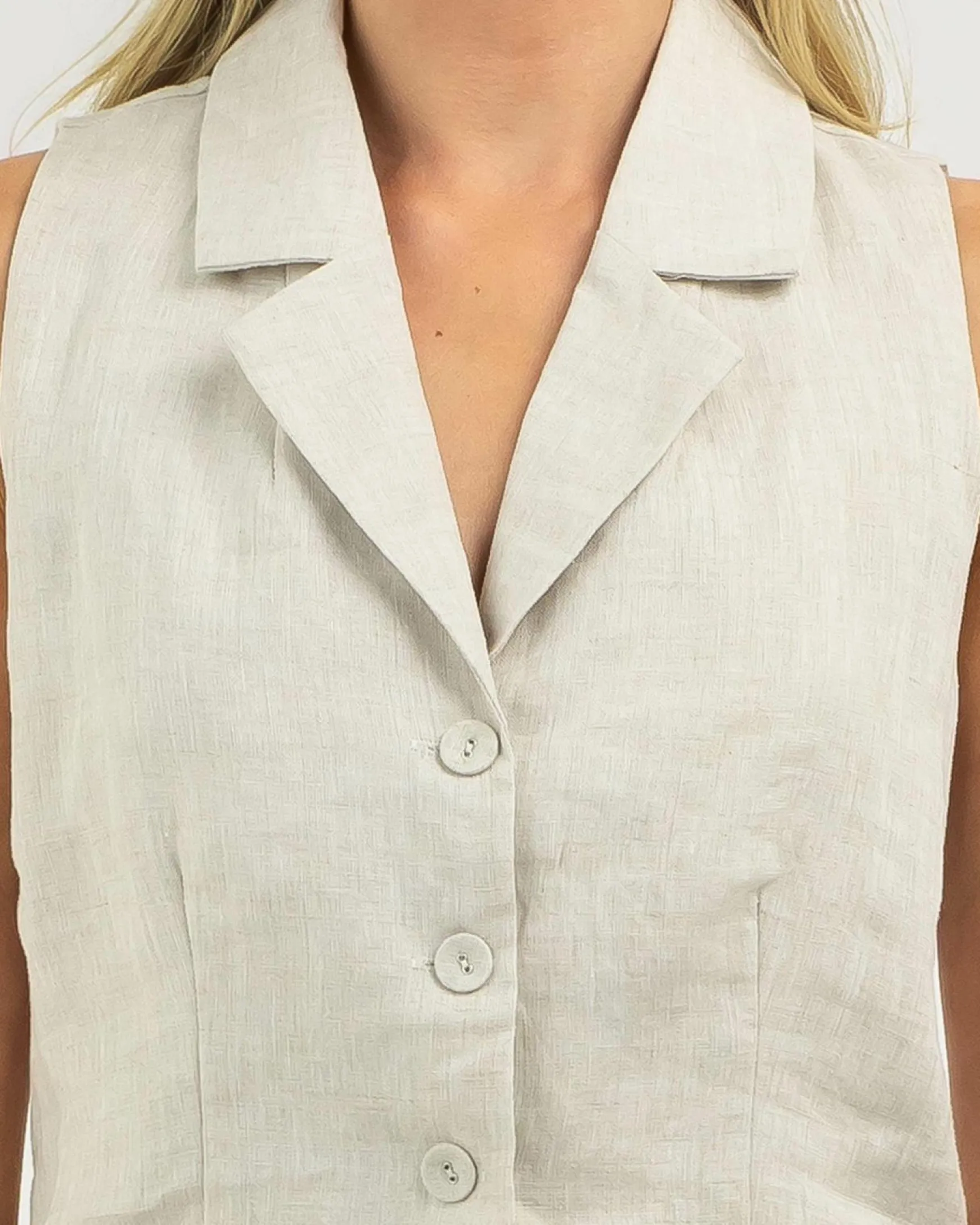 Lolet Linen Vest