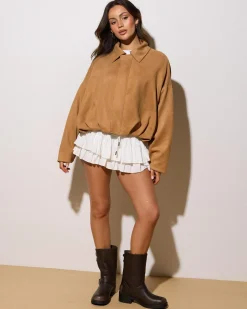 London Faux Suede Jacket