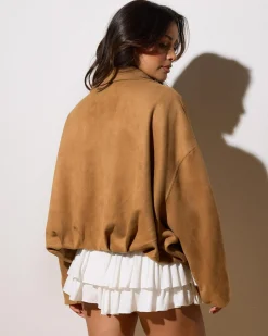 London Faux Suede Jacket