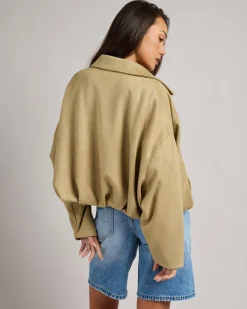 London Faux Suede Jacket