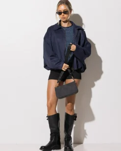 London Faux Suede Jacket