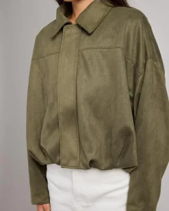 London Faux Suede Jacket