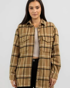 Long Check Shacket
