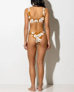 Lulu Floral High Cut Bikini Bottom