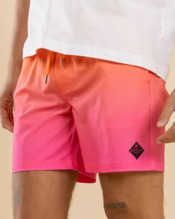 Luminous Elastic Waist Shorts