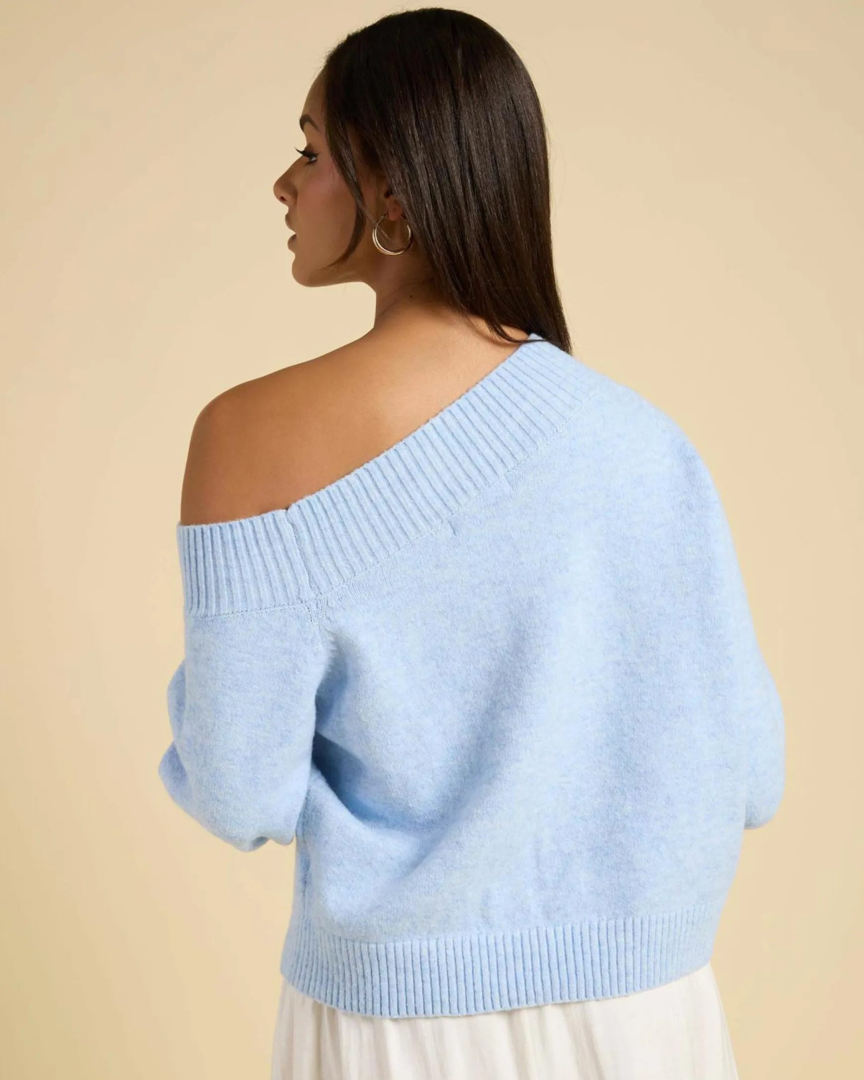 Magnolia Off Shoulder Knit Jumper