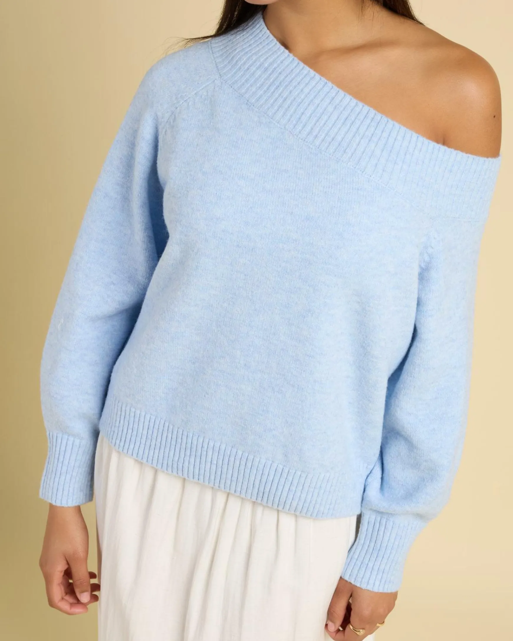 Magnolia Off Shoulder Knit Jumper