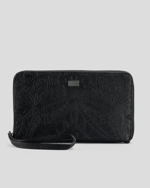 Mandala Embossed Travel Wallet