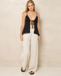 Maree Tie Front Top