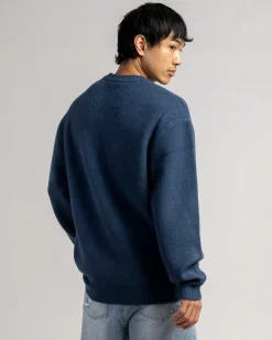 Medina Script Crew Knit Sweatshirt