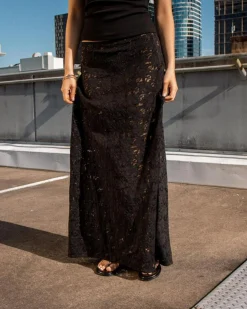 Meli French Lace Maxi Skirt