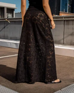 Meli French Lace Maxi Skirt