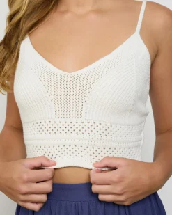 Menorca Crochet Crop Top