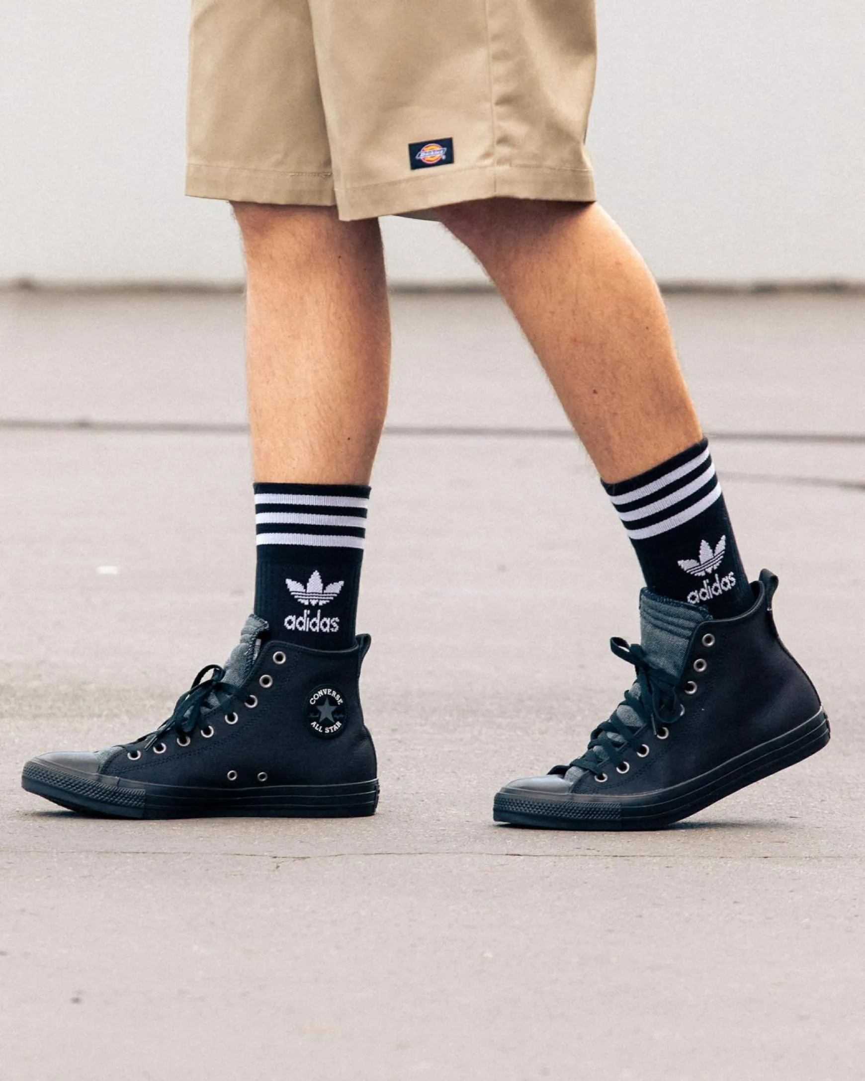 Mid Cut Crew Socks 3 Pack