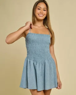 Mimi Smocked Mini Dress