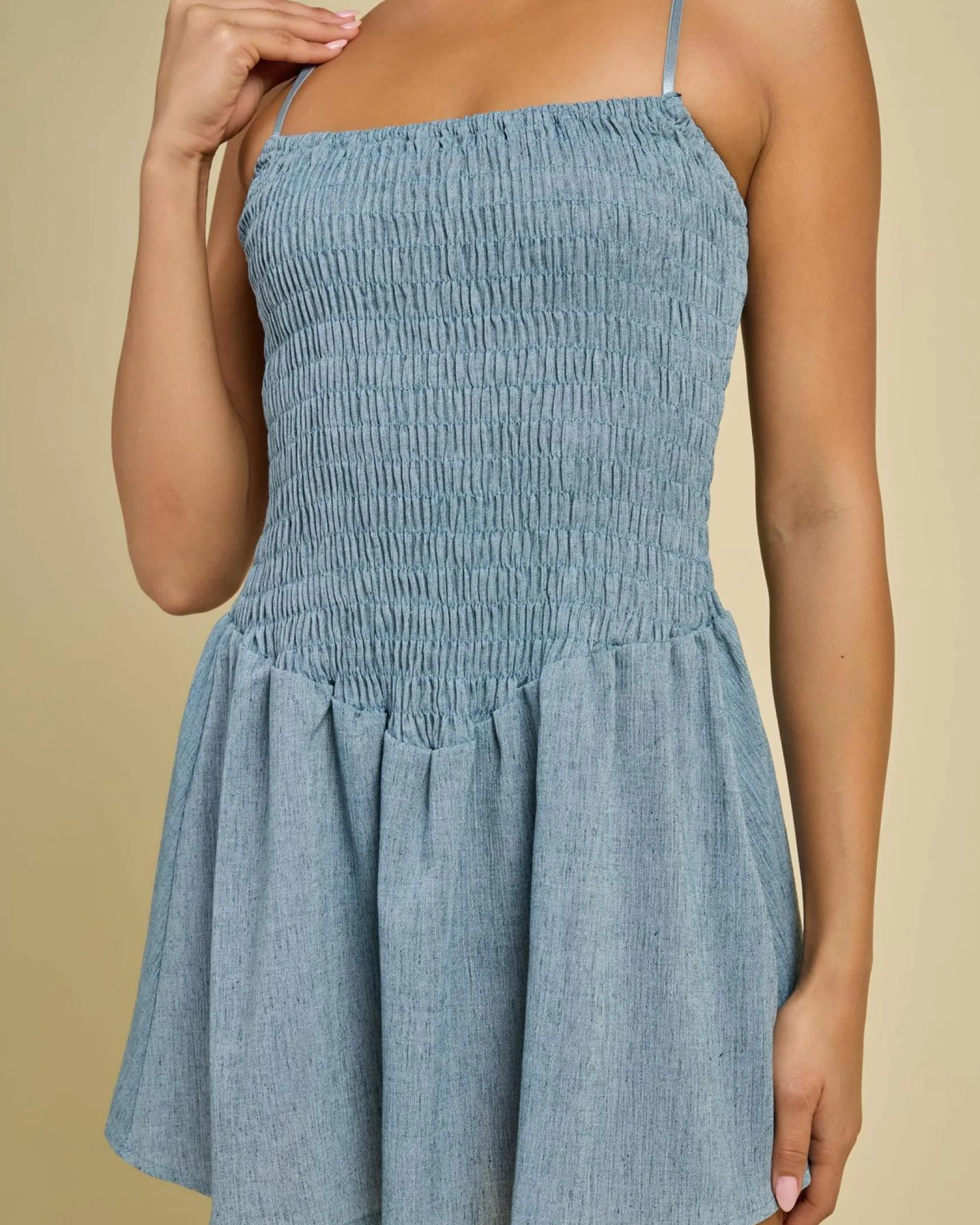 Mimi Smocked Mini Dress