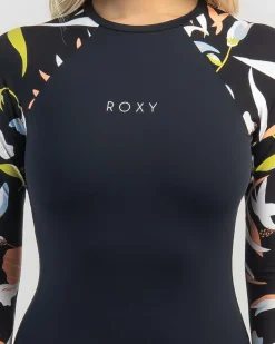 Mixed Solid Print Basic Surfsuit